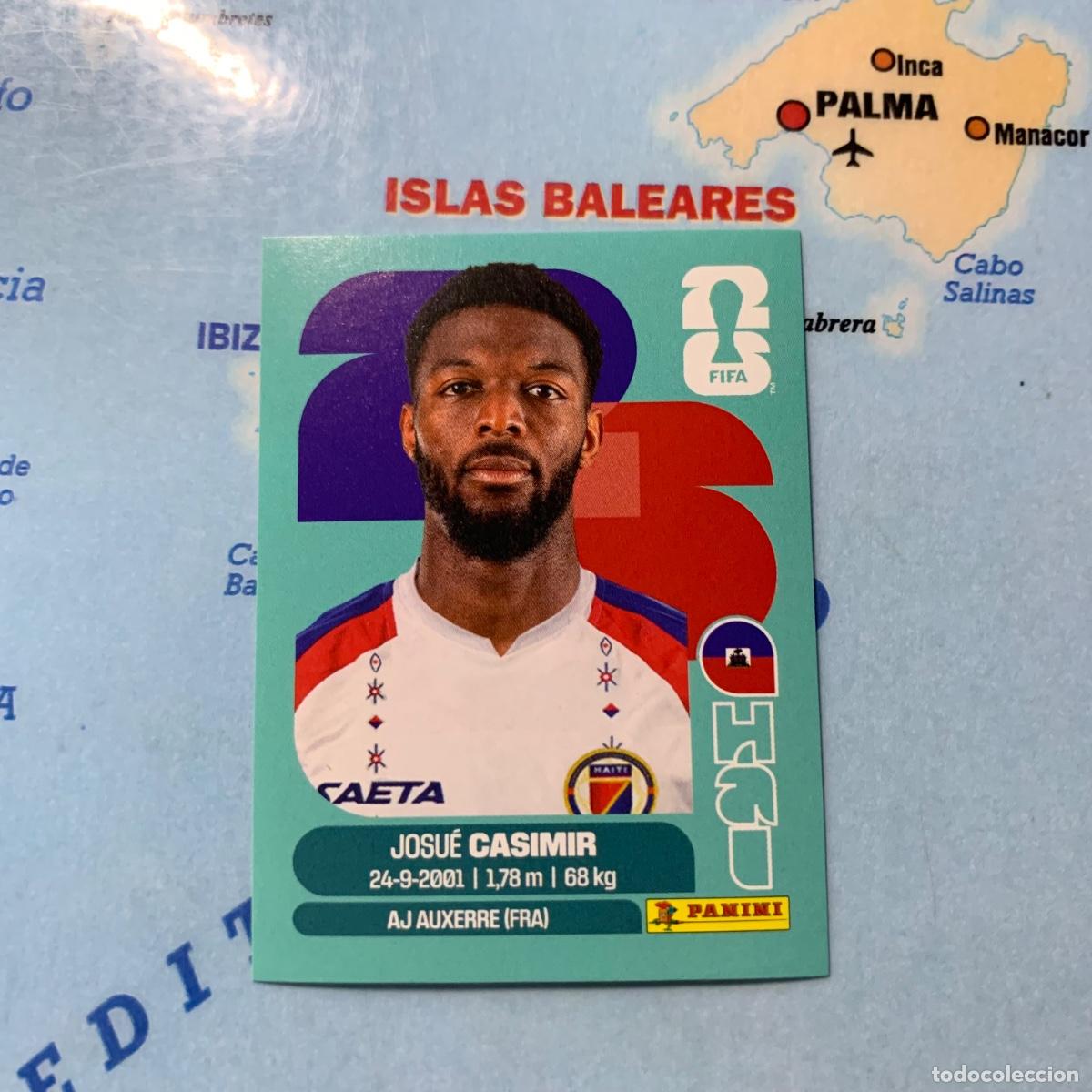 Trading Cards: Haiti n&uacute;mero 16 cromo panini Mundial Fifa World Cup 2026