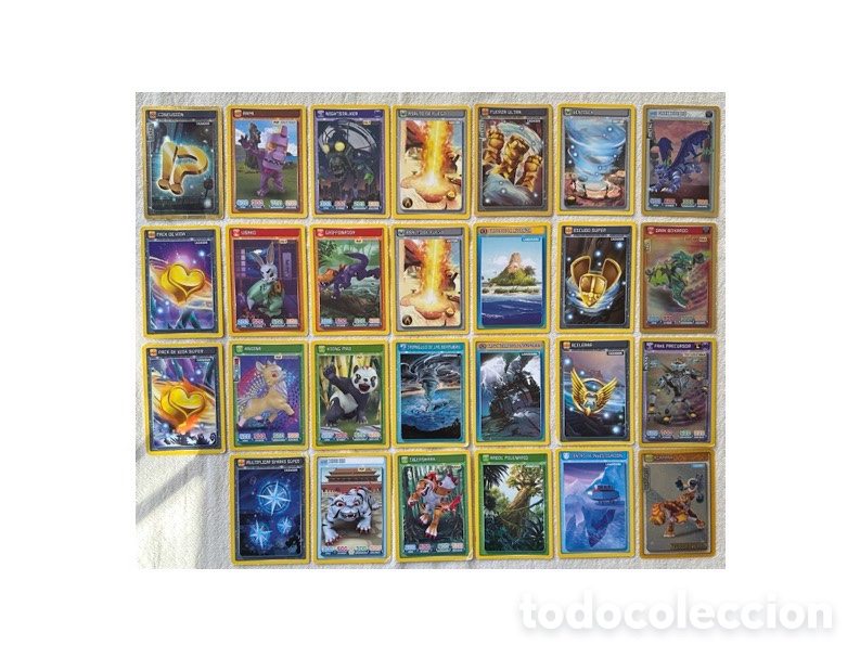Trading Cards: Colecci&oacute;n de 27 cartas coleccionables de Invizimals de Panini. Varios tipos.