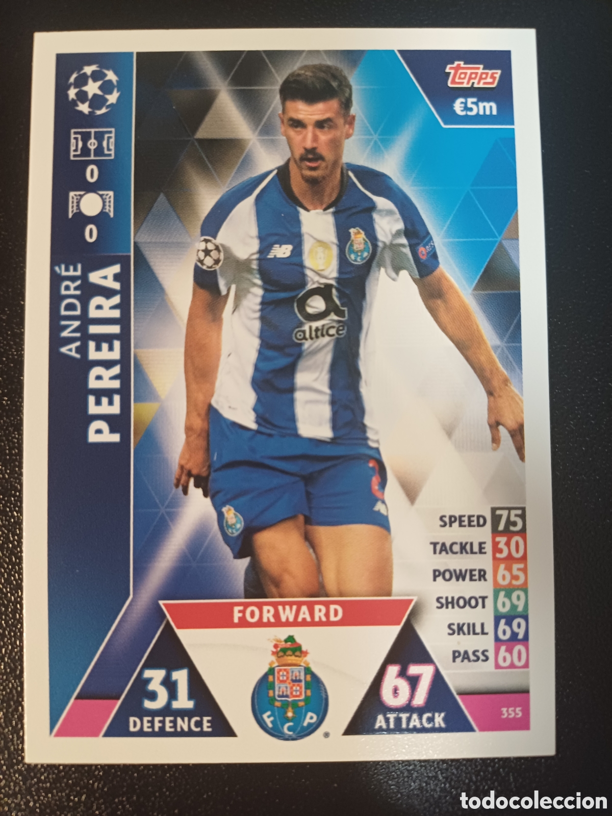 Sammelkarten: #355 ANDRE PEREIRA FC PORTO TOPPS MATCH ATTAX 2018/19