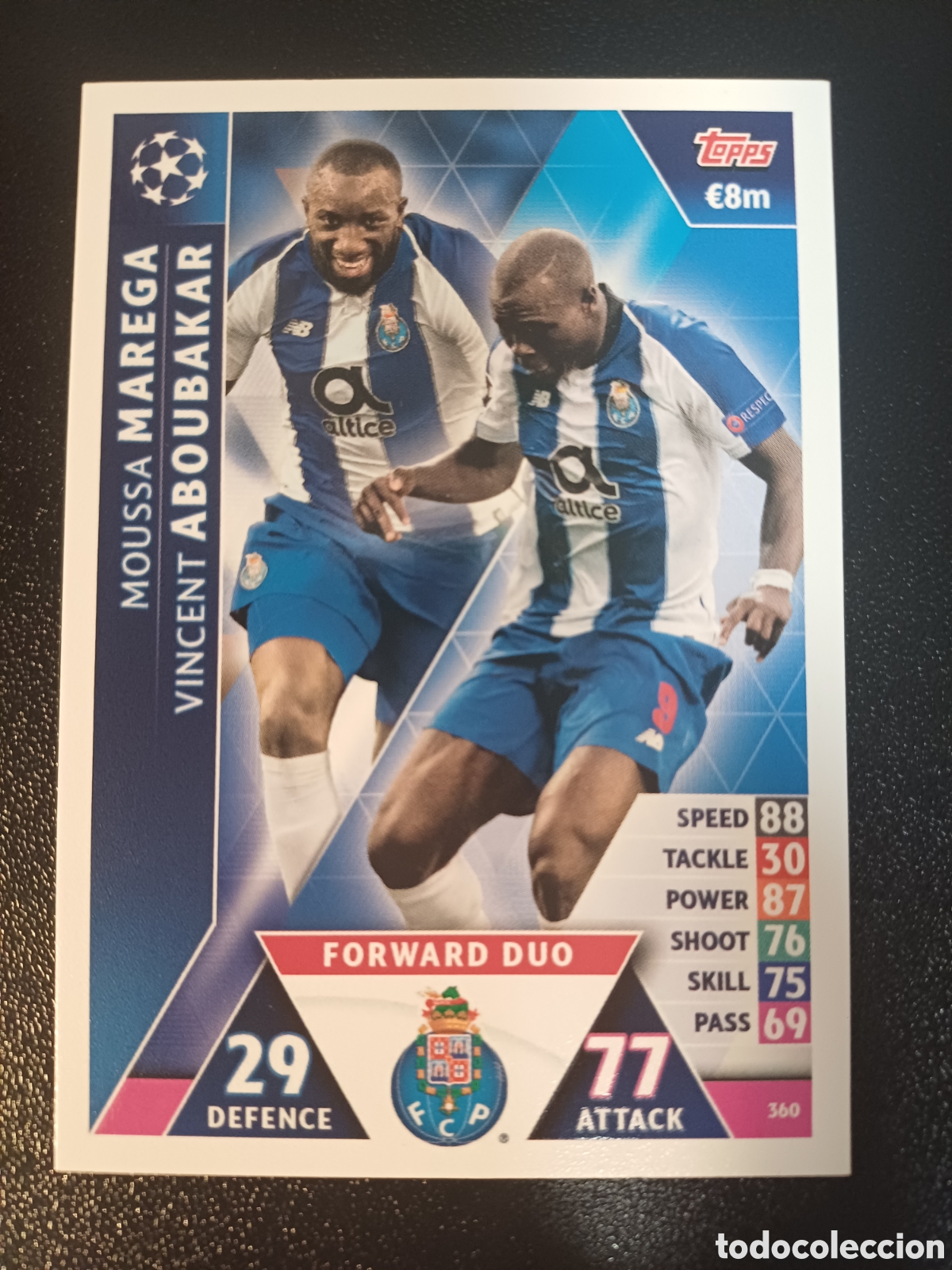 Sammelkarten: #360 MAREGA ABOUBAKAR FORWARD DUO FC PORTO TOPPS MATCH ATTAX 2018/19