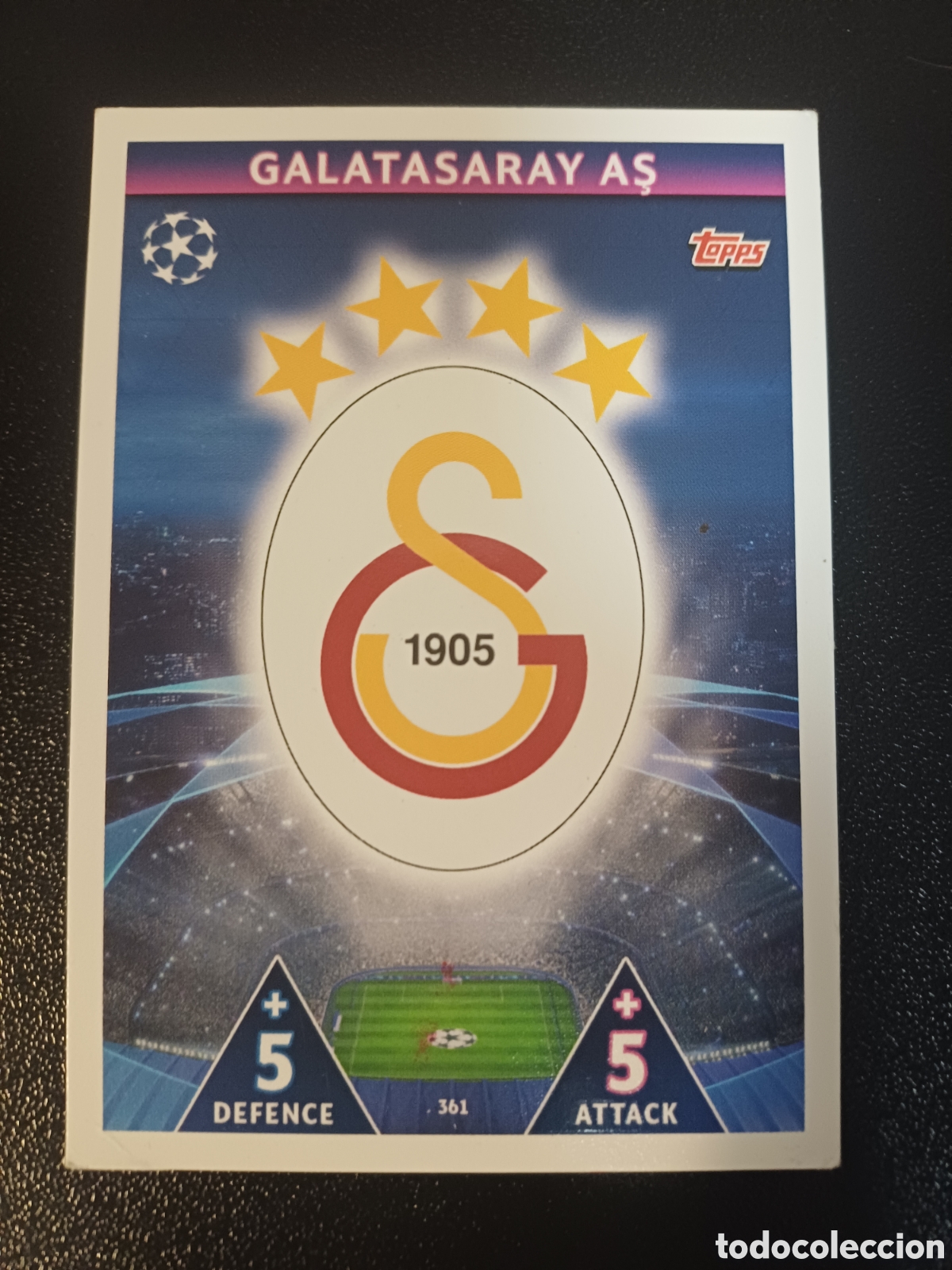 Sammelkarten: #361 ESCUDO GALATASARAY AS TOPPS MATCH ATTAX 2018/19