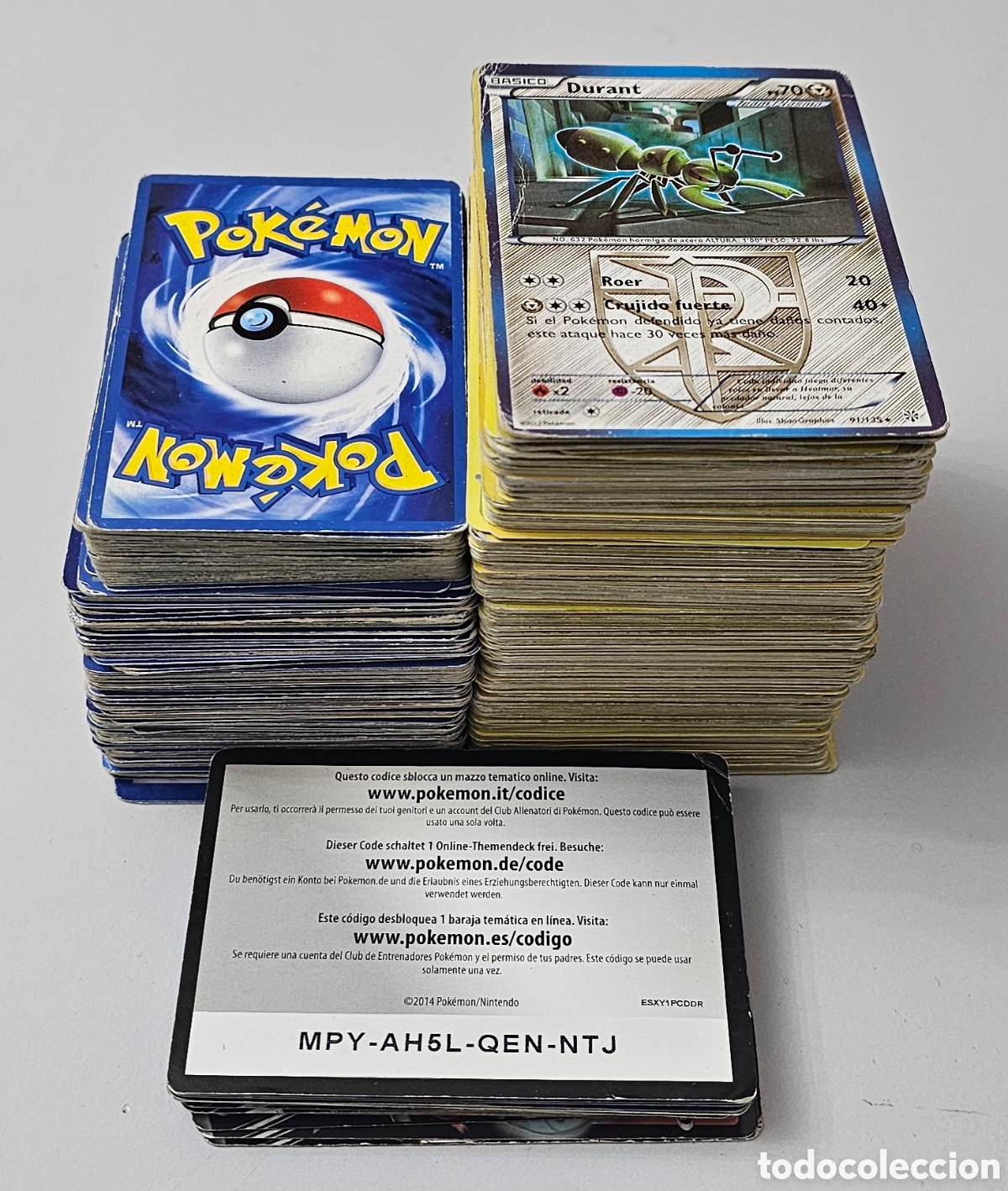 Trading Cards: LOTE DE 210 CARTAS TRADING CARDS POKEMON A&Ntilde;OS 2014-20