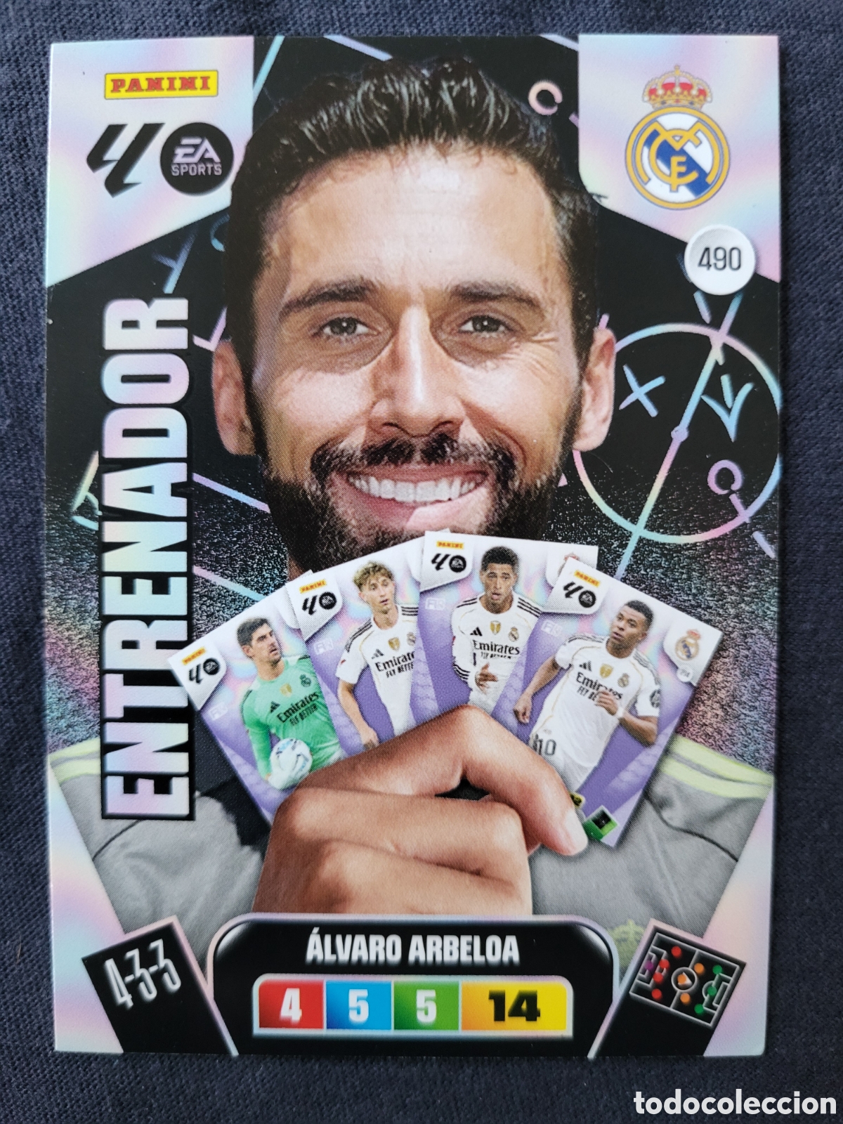 Trading Cards: 490 Alvaro Arbeloa Entrenador / Adrenalyn XL 2025