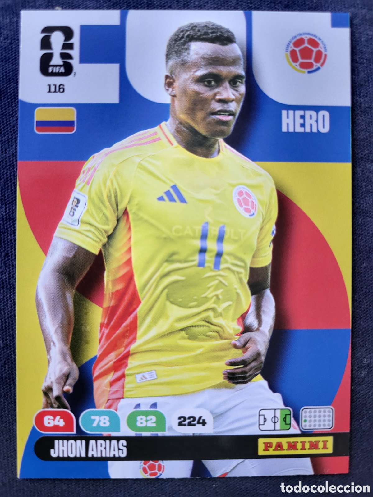 Trading Cards: 116 Jhon Arias / Adrenalyn XL FIFA World Cup 2026