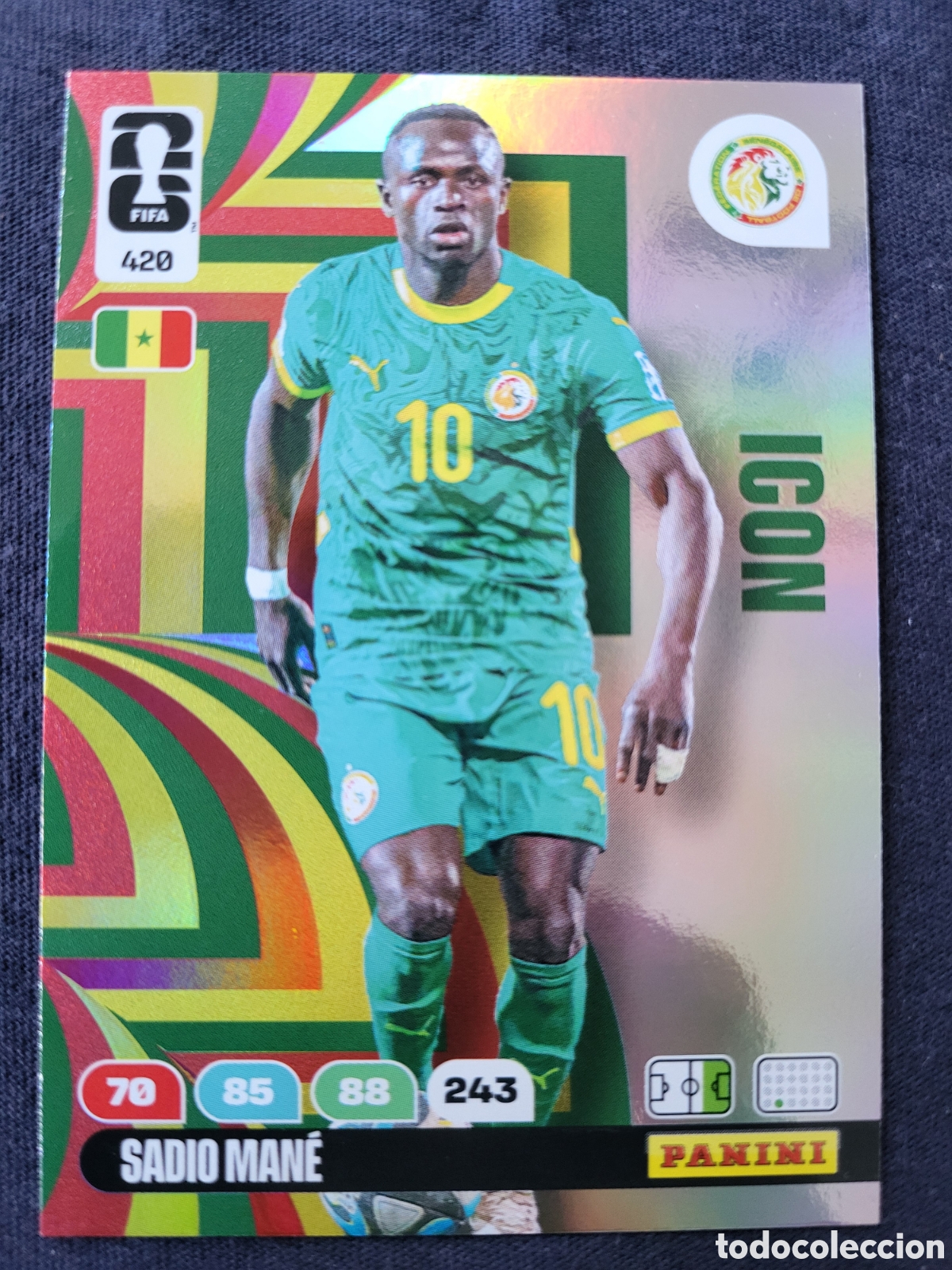 Trading Cards: 420 Sadio Mane / Adrenalyn XL FIFA World Cup 2026
