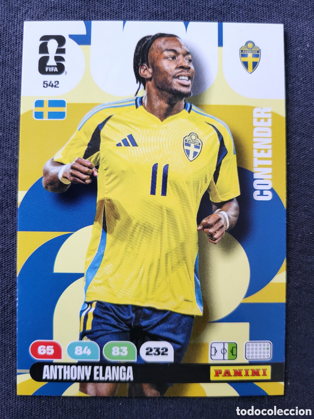 Trading Cards: 542 Anthony Elanga / Adrenalyn XL FIFA World Cup 2026