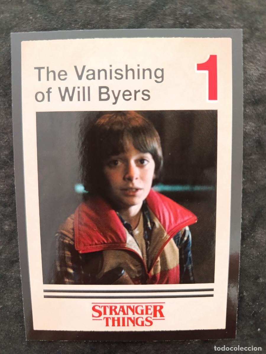 Trading Cards: STRANGER THINGS. THIS IS OUR STORY. PANINI. #2 THE VANISHING OF WILL BYERS 1.