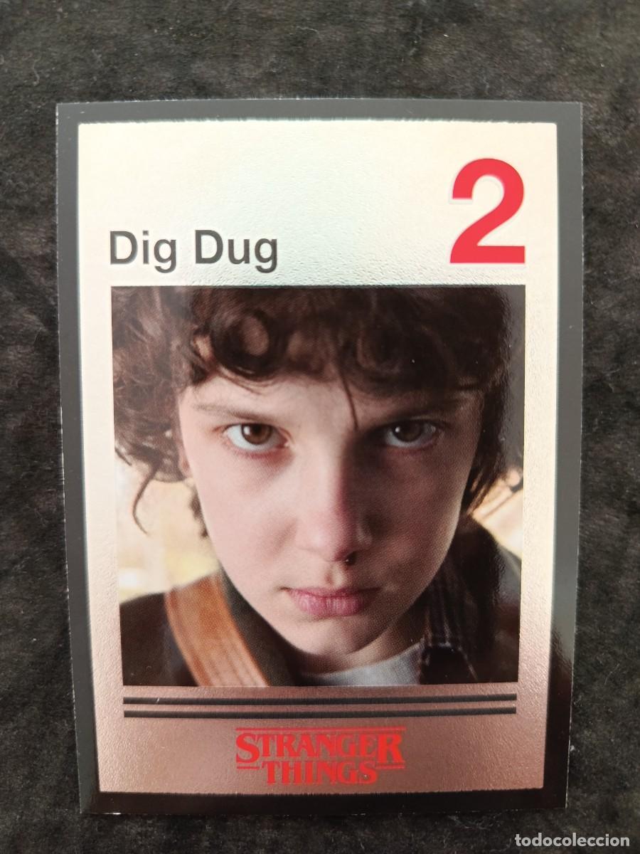 Trading Cards: STRANGER THINGS. THIS IS OUR STORY. PANINI. #38 DIG DUG 2.