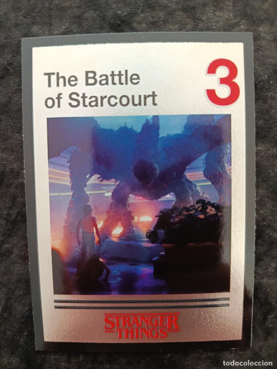 Trading Cards: STRANGER THINGS. THIS IS OUR STORY. PANINI. #72 THE BATTLE OF STARCOURT 3.