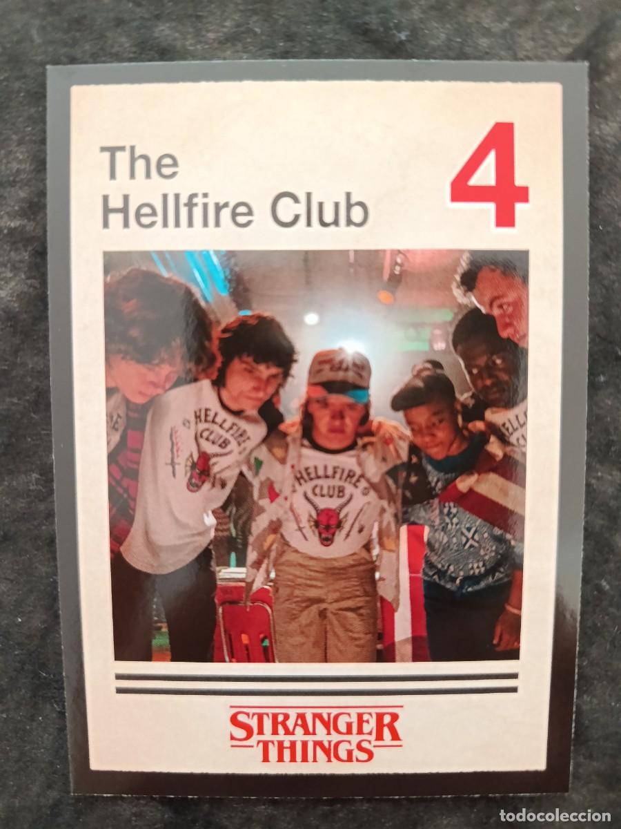 Trading Cards: STRANGER THINGS. THIS IS OUR STORY. PANINI. #75 THE HELLFIRE CLUB 4.