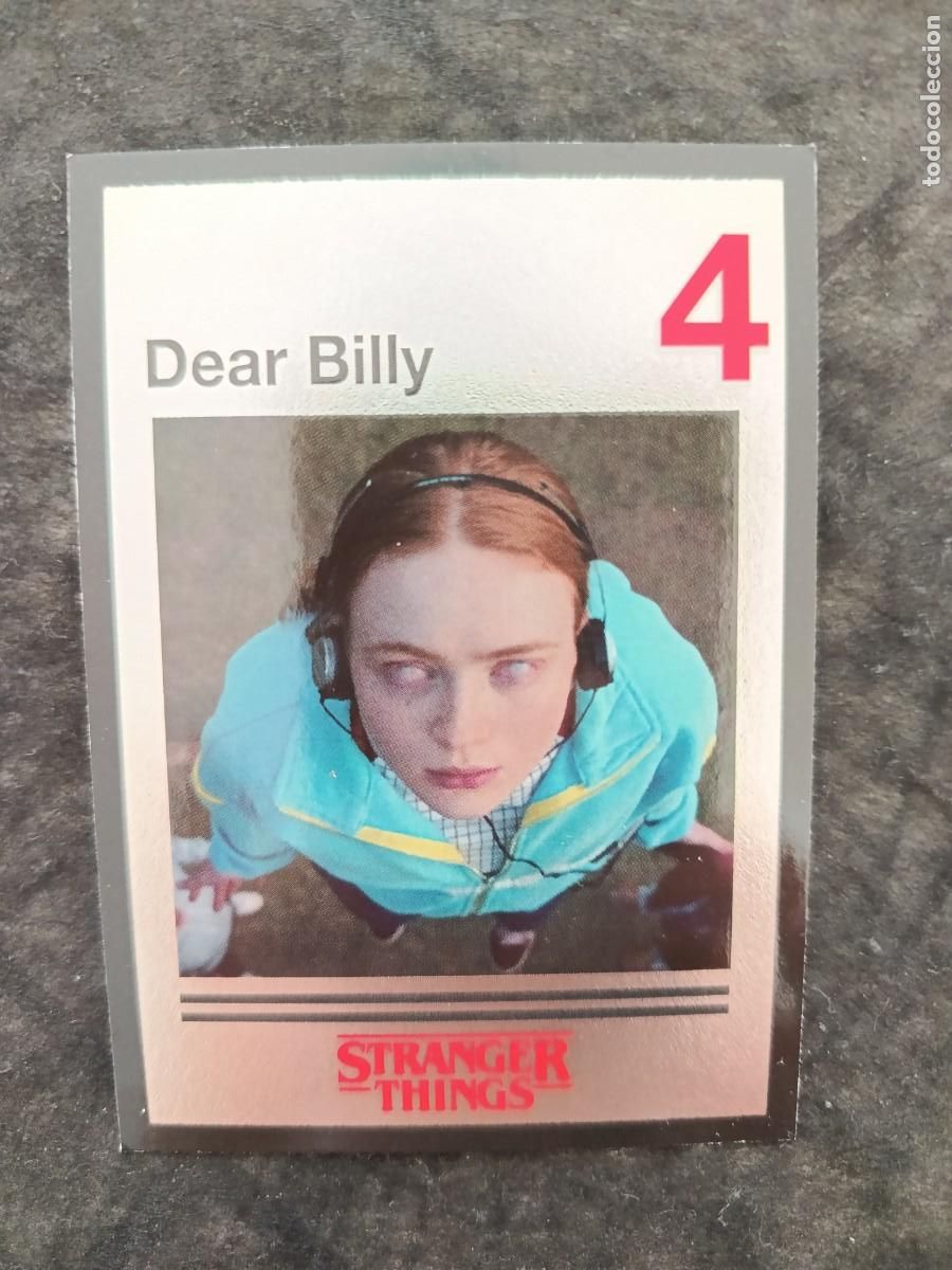 Trading Cards: STRANGER THINGS. THIS IS OUR STORY. PANINI. #81 DEAR BILLY 4.