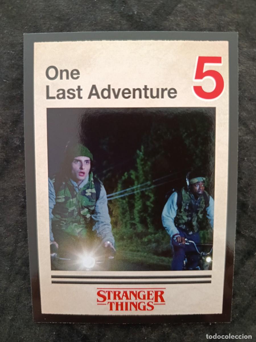Trading Cards: STRANGER THINGS. THIS IS OUR STORY. PANINI. #102 ONE LAST ADVENTURE 5.