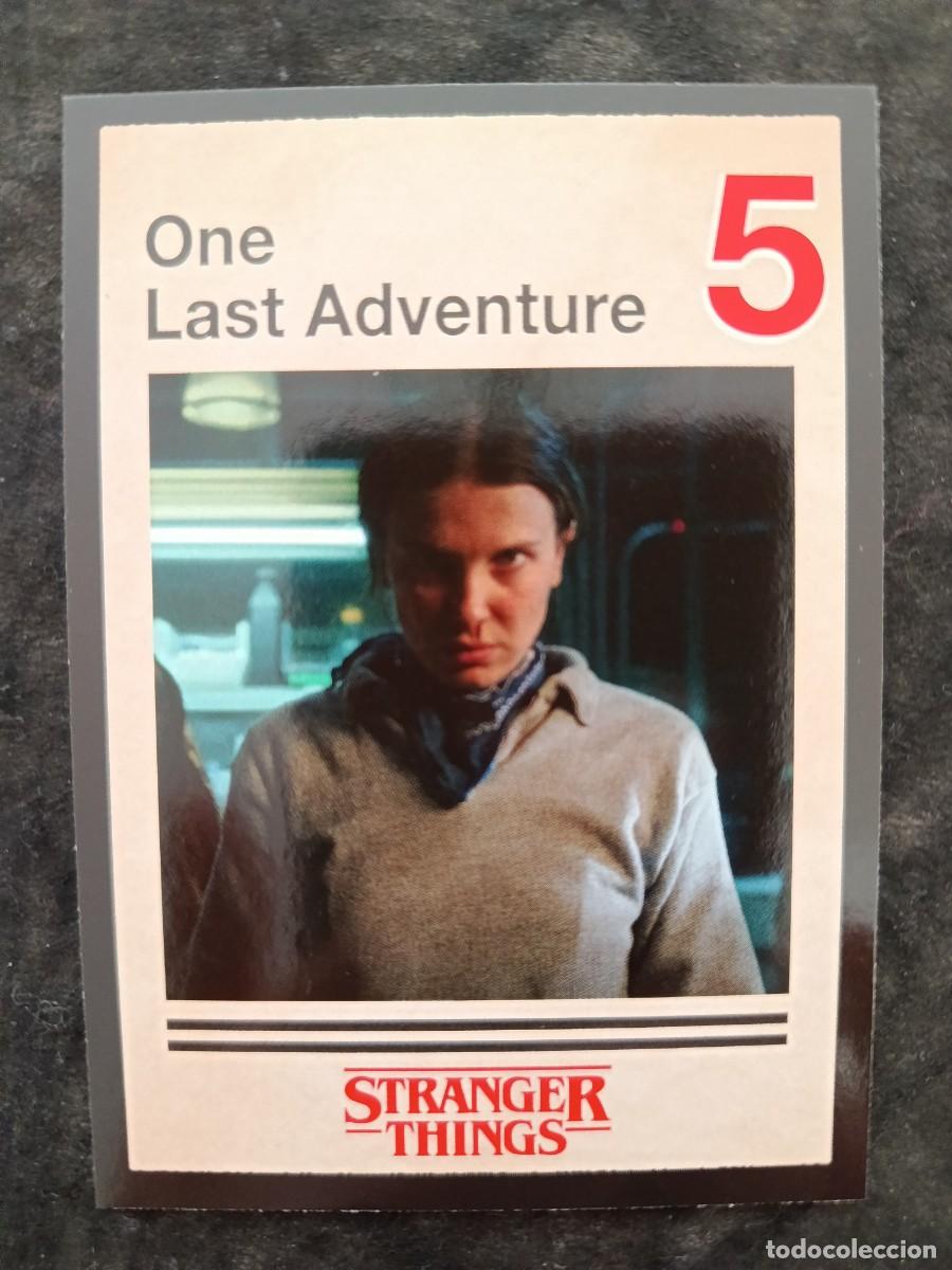 Trading Cards: STRANGER THINGS. THIS IS OUR STORY. PANINI. #107 ONE LAST ADVENTURE 5.