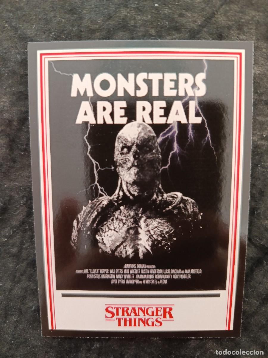 Trading Cards: STRANGER THINGS. THIS IS OUR STORY. PANINI. #190 MONSTERS ARE REAL