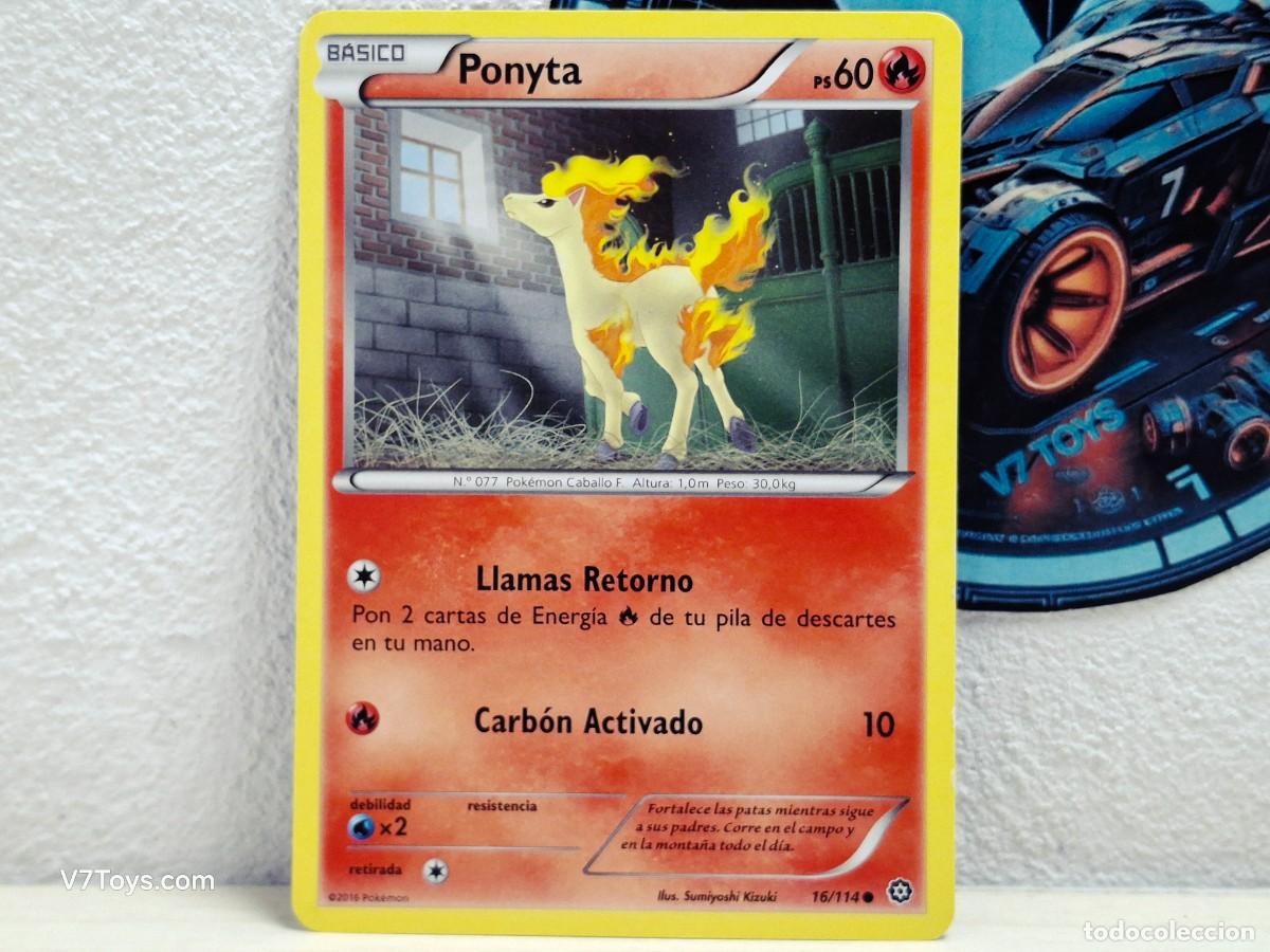 Trading Cards: Carta Ponyta 016 Pokemon 2016 XY-Asedio de Vapor ES