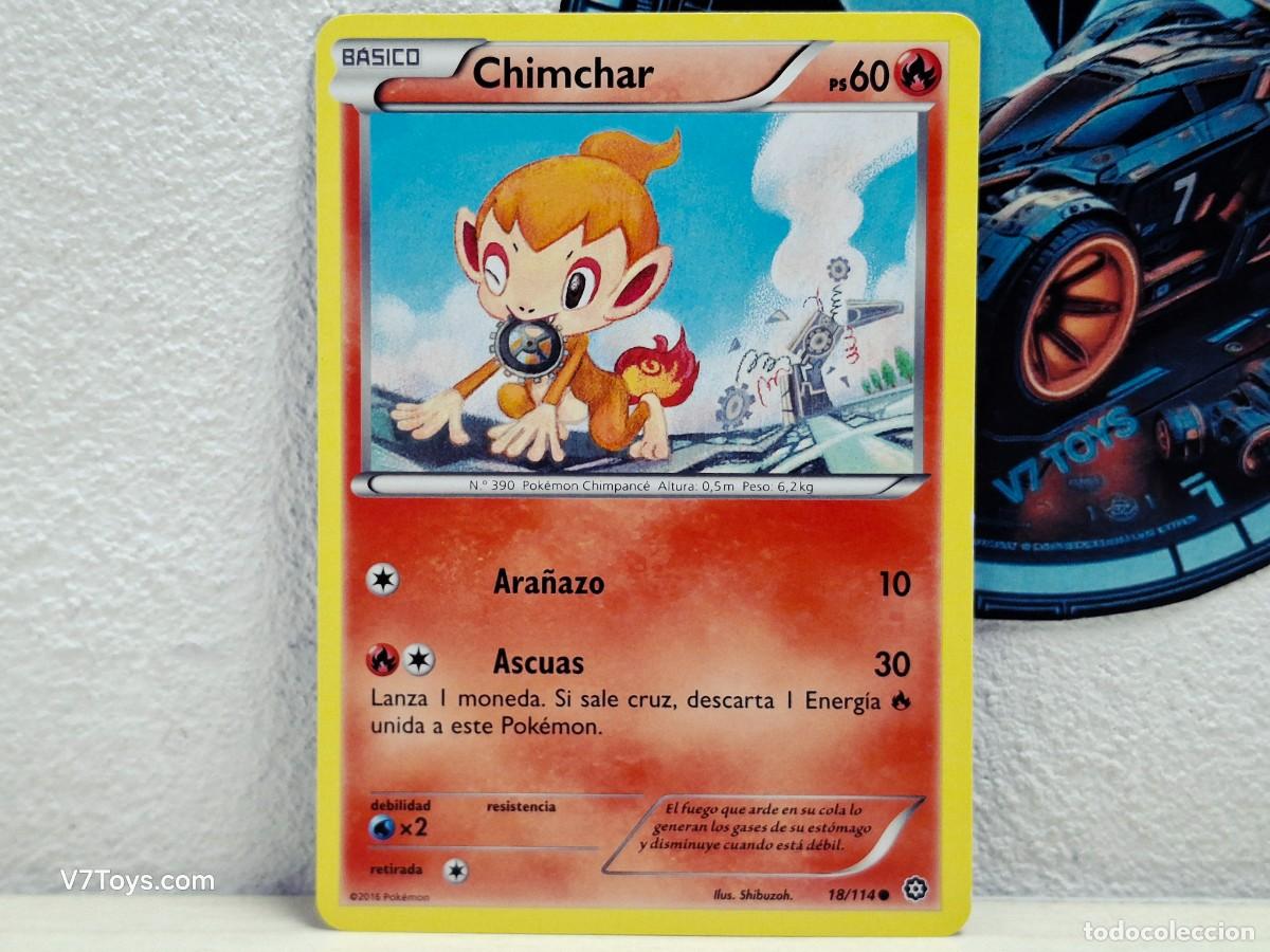 Trading Cards: Carta Chimchar 018 Pokemon 2016 XY-Asedio de Vapor ES