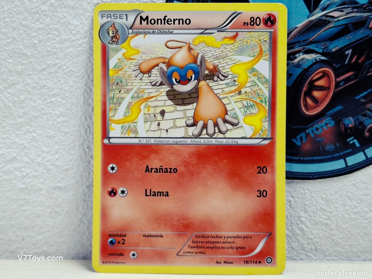 pokemon monferno card 2022 - EB09 - Brilliant Stars - 025/172 - Reverse Colorless Flamethrower (50) Discard an Energy from this Pokmon carta monferno 019 pokemon 2016