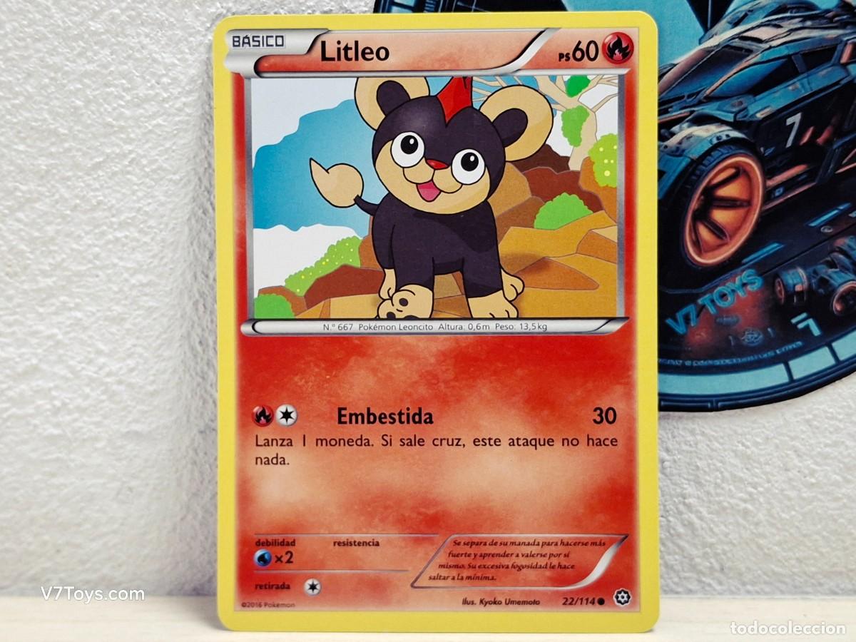Trading Cards: Carta Litleo 022 Pokemon 2016 XY-Asedio de Vapor ES