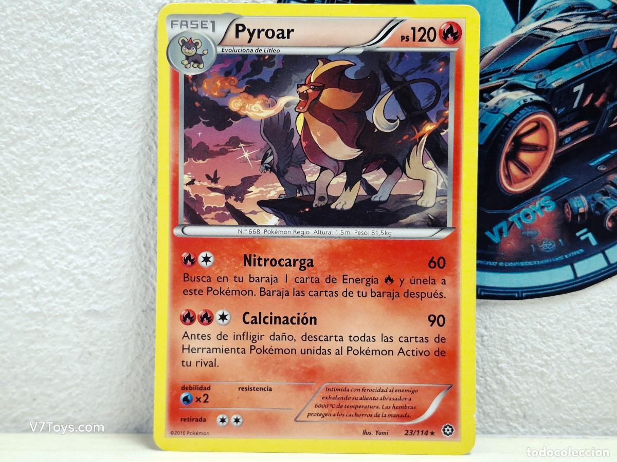 Trading Cards: Carta Pyroar 023 Pokemon 2016 XY-Asedio de Vapor ES