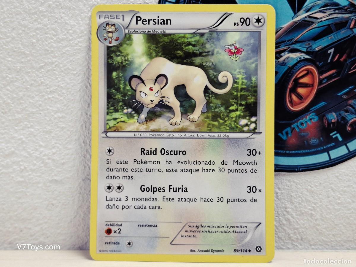Trading Cards: Carta Persian 089 Pokemon 2016 XY-Asedio de Vapor ES