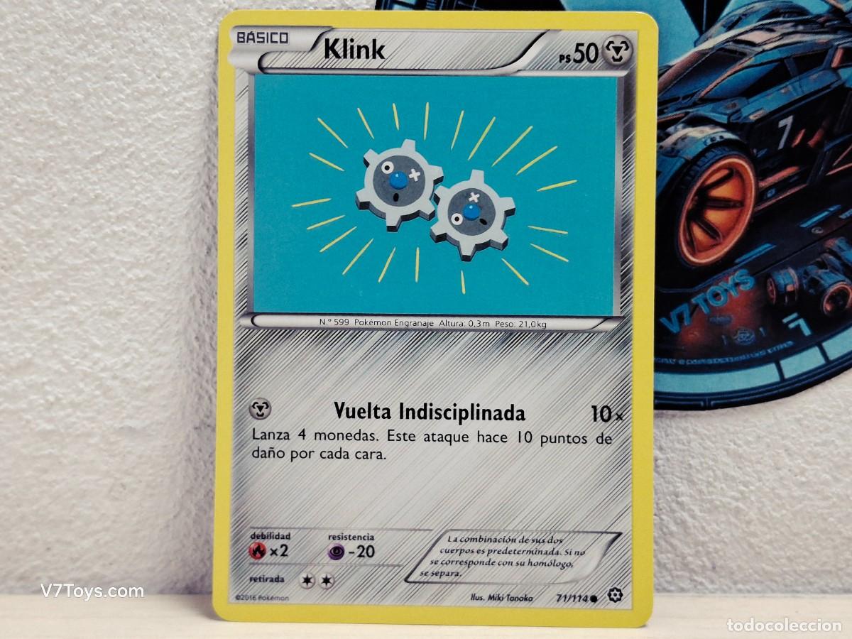 Trading Cards: Carta Klink 071 Pokemon 2016 XY-Asedio de Vapor ES
