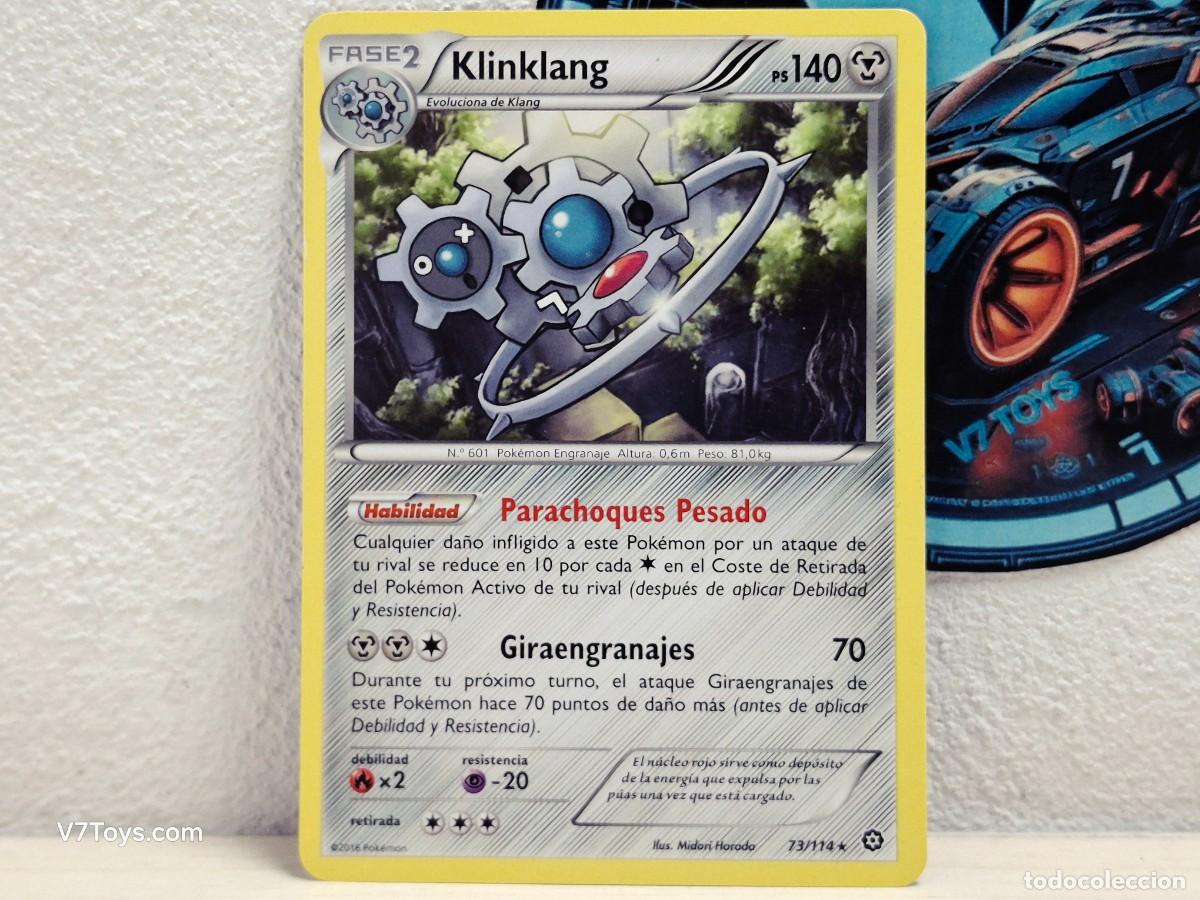 Trading Cards: Carta Klinklang 073 Pokemon 2016 XY-Asedio de Vapor ES