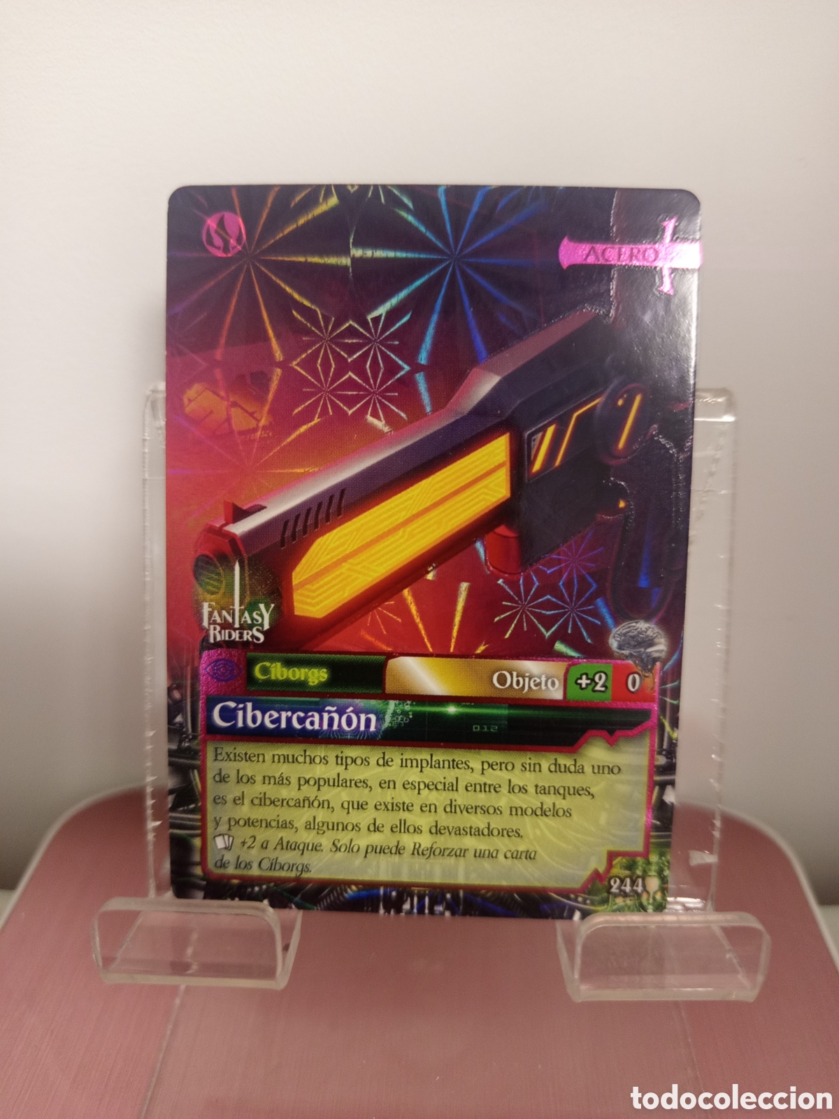 Trading Cards: ❇️ CROMO CARD CIBERCA&Ntilde;&Oacute;N 244 CIBORGS NEW WORLD 2023 FANTASY RIDERS PANINI ❇️