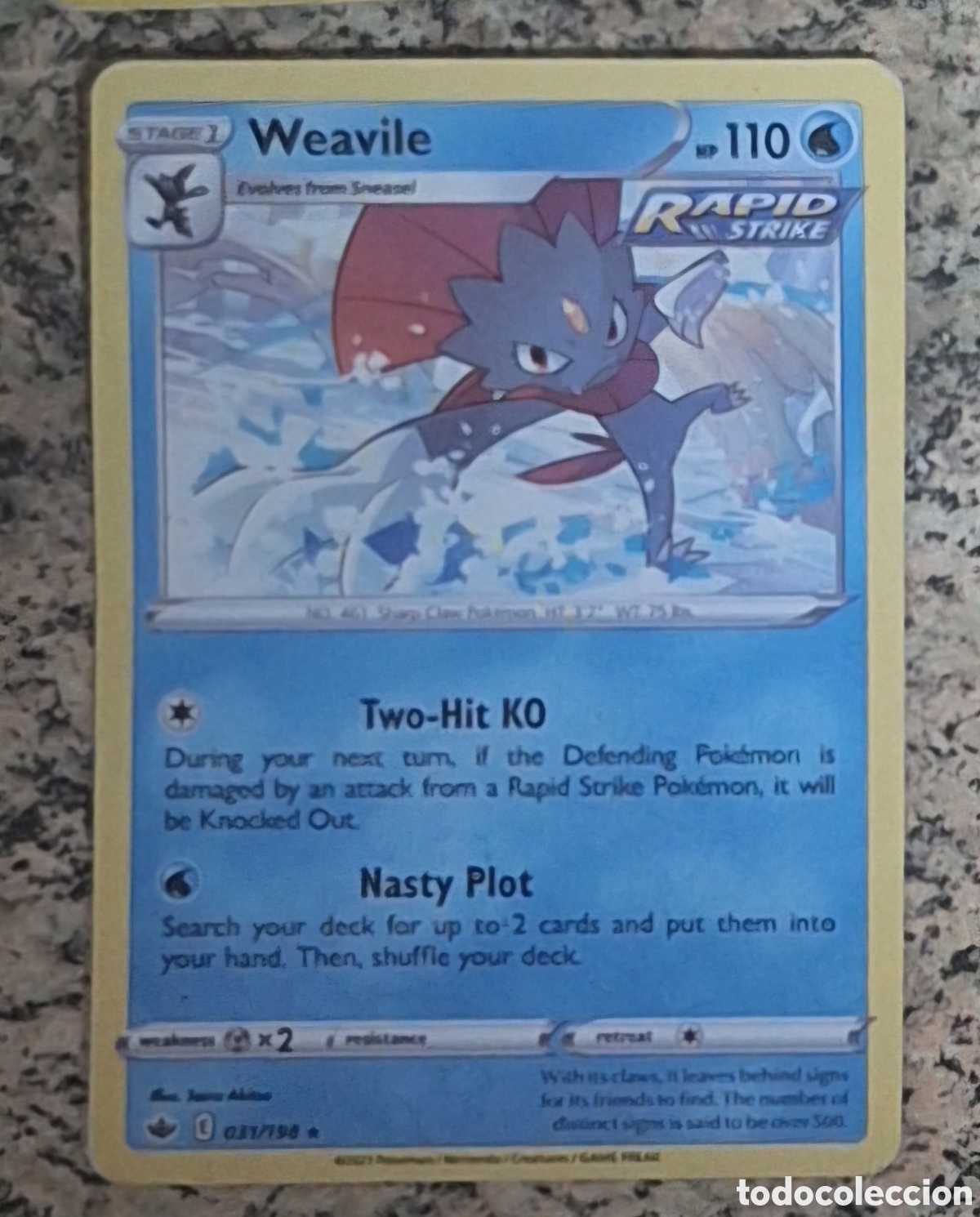 Trading Cards: Cartas pokemon - Weavile - tradding cards