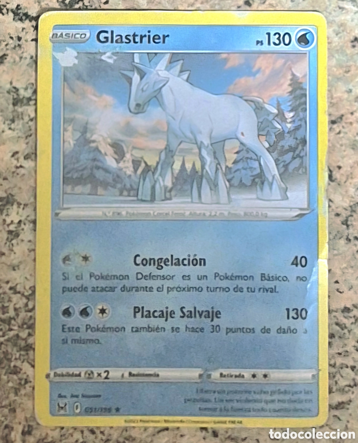 Trading Cards: Cartas pokemon - Glastrier - tradding cards
