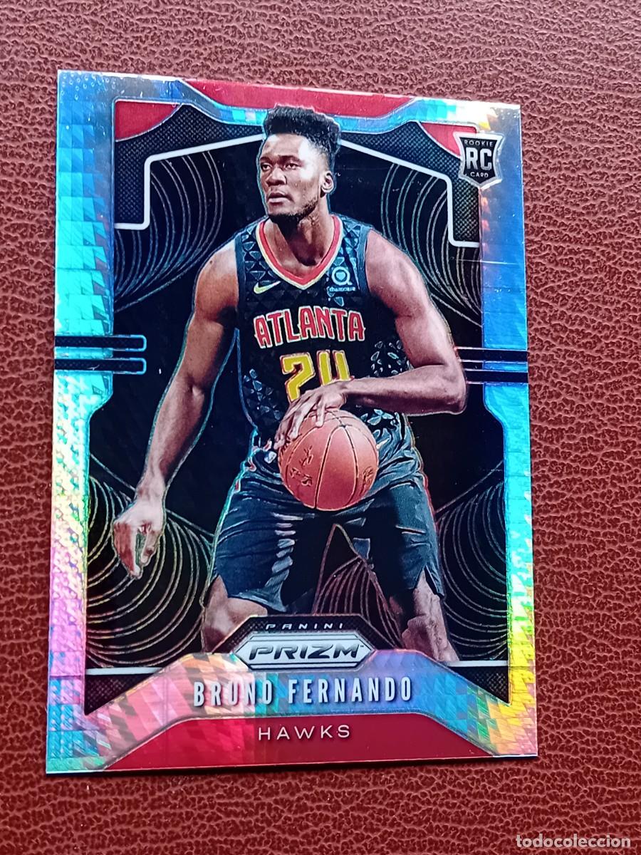 Trading Cards: Rookie Card 277 Bruno Fernando Prizm 2019-20 Ruby Wave Parallel