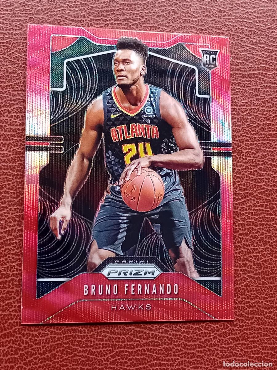 Trading Cards: Rookie Card 277 Bruno Fernando Prizm 2019-20 Hyper Red Parallel