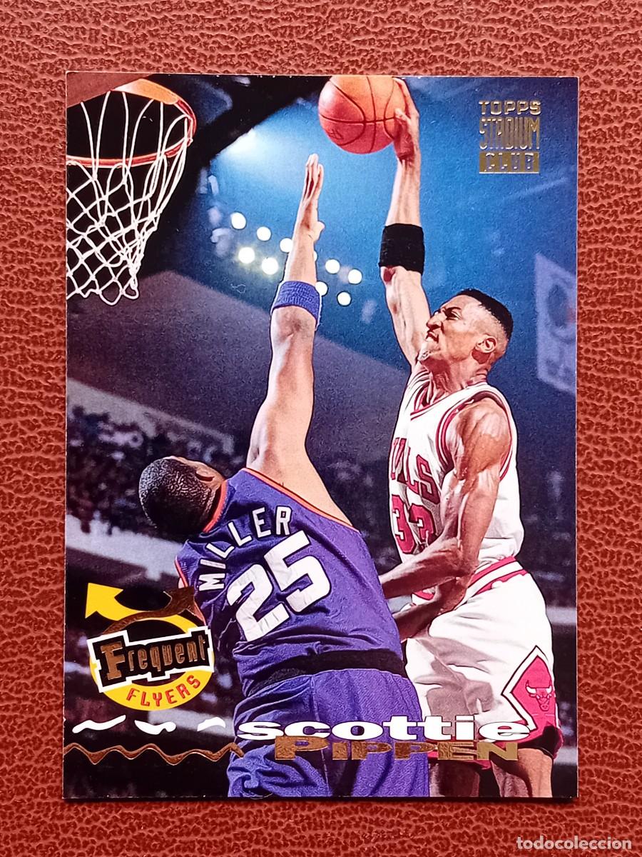 Trading Cards: Card 184 Scottie Pippen Topps Stadium Club 1993-94 Frequent Flyers Insert