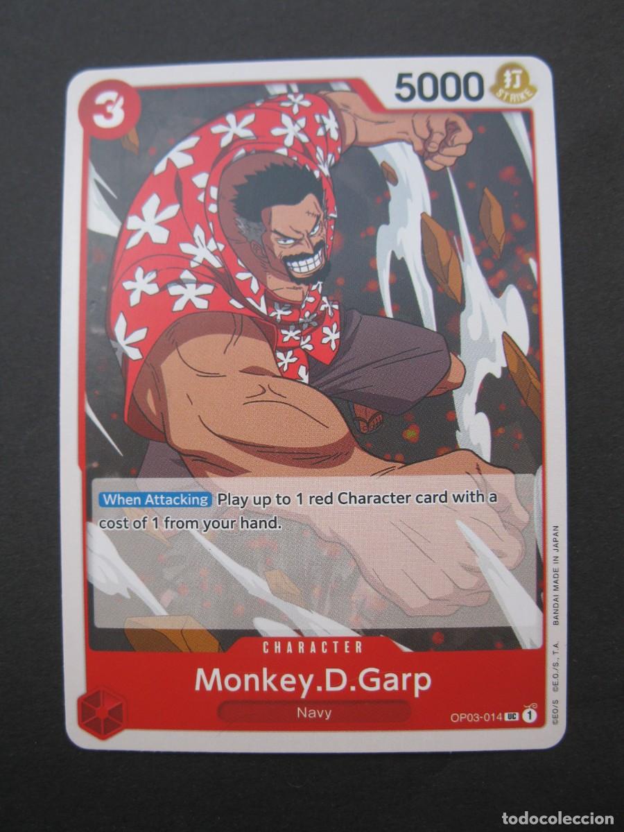 Trading Cards: CARTA - ONE PIECE - TRADING CARD - MONKEY.D.GARP - EN INGL&Eacute;S - BANDAI.