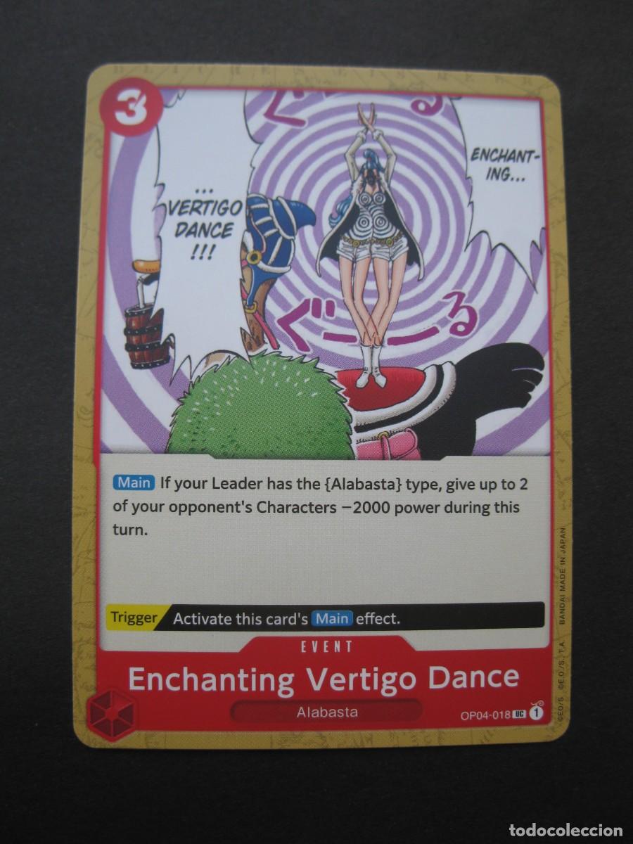 Trading Cards: CARTA - ONE PIECE - TRADING CARD - ENCHANTING VERTIGO DANCE - EN INGL&Eacute;S - BANDAI.