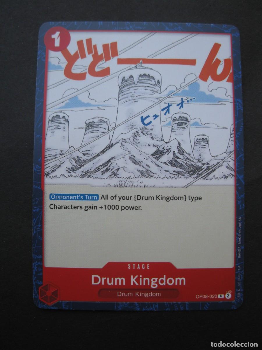 Trading Cards: CARTA - ONE PIECE - TRADING CARD - DRUM KINGDOM - EN INGL&Eacute;S - BANDAI.
