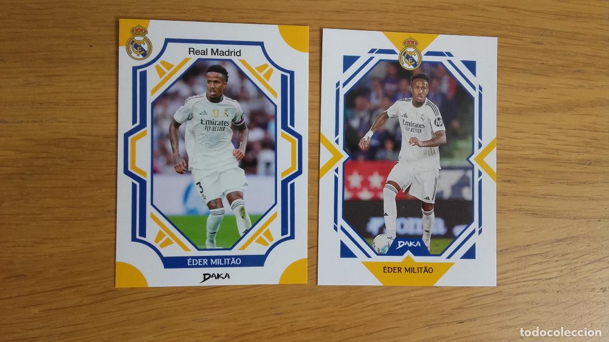 Trading Cards: real madrid daka 2025 top audience 2026 militao complete base A - B