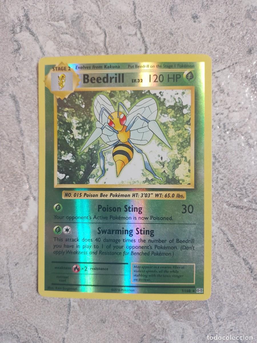 Trading Cards: CARTA POKEMON BEEDRILL