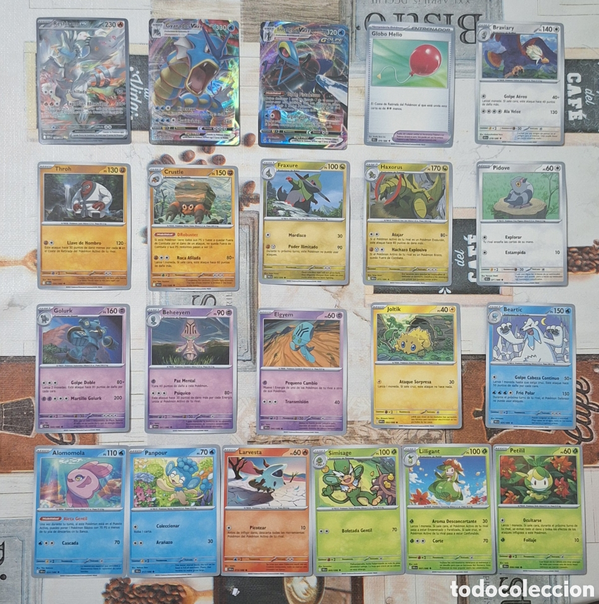 Trading Cards: Lote 21 cartas pokemon