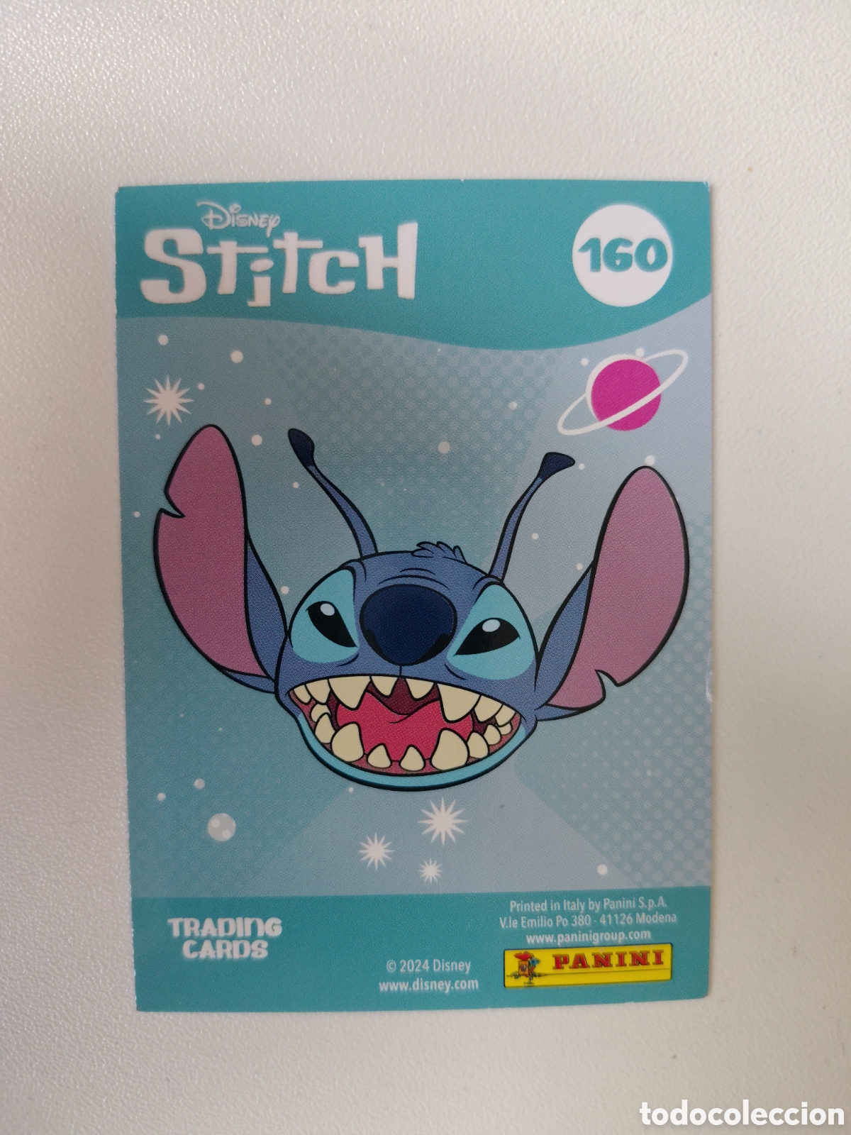 Trading Cards: Stitch 2024 Disney n&deg; 160 Trading Card Panini