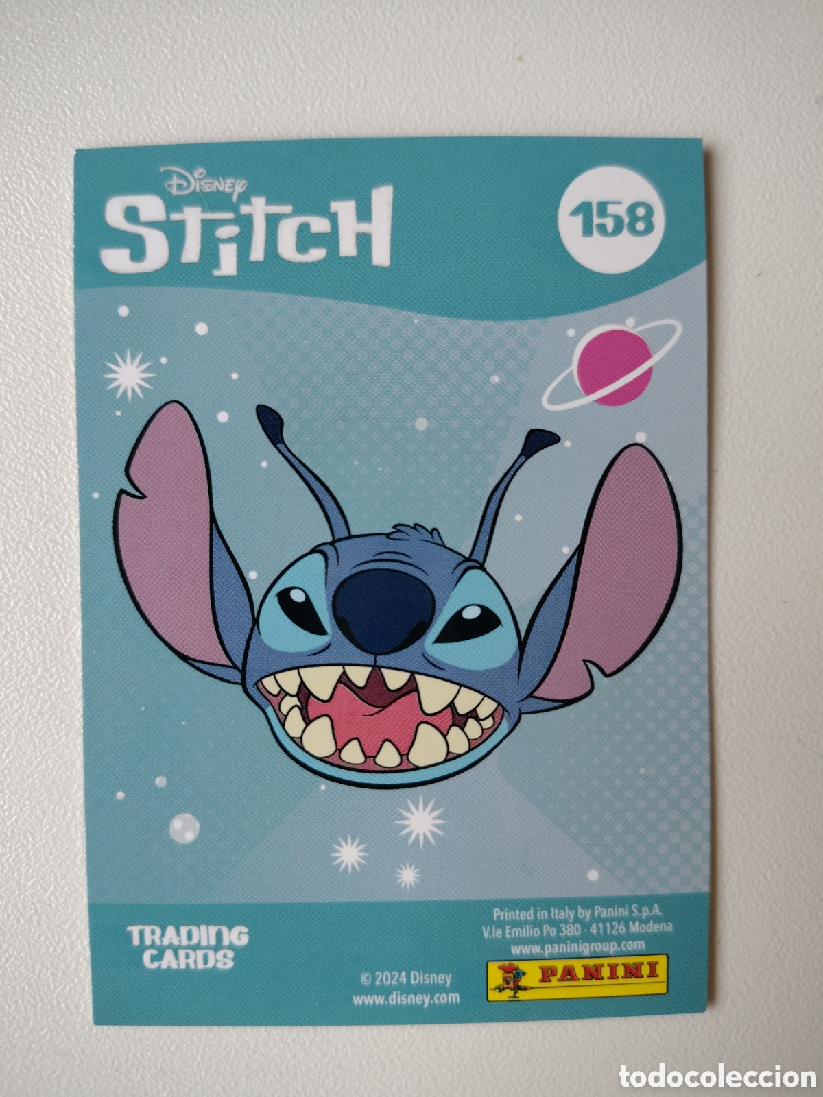 Trading Cards: Stitch 2024 Disney n&deg; 158 Trading Card Panini