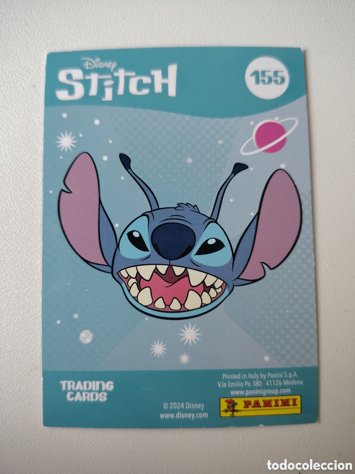 Trading Cards: Stitch 2024 Disney n&deg; 155 Trading Card Panini