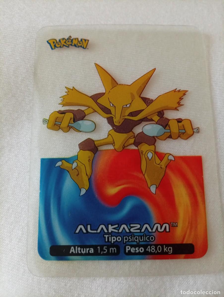 Trading Cards: carta pokemon espa&ntilde;ol Alakazam 065 pokemon lamincards 2005 edibas tipo ps&iacute;quico. - Altura: 1,5