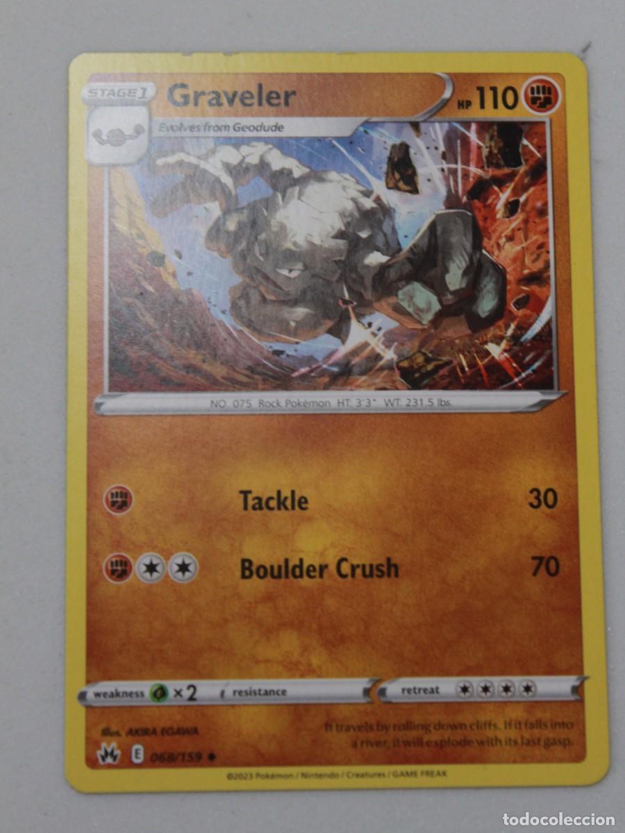 Trading Cards: Graveler 069/159 Pok&eacute;mon TCG Crown Zenith
