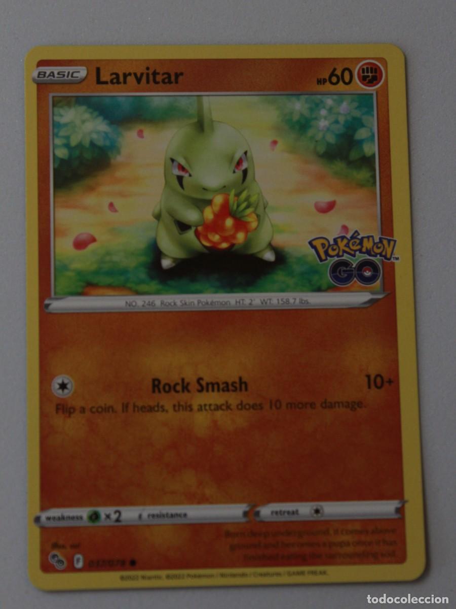 Trading Cards: Larvitar Pok&eacute;mon GO 042/078 Pok&eacute;mon TCG