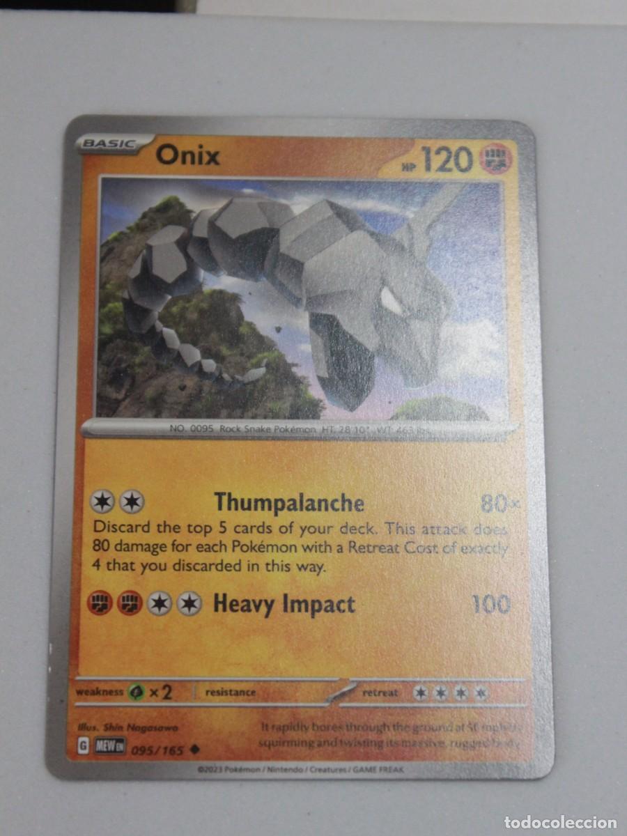 Trading Cards: Onix 095/165 Reverse Holo Pok&eacute;mon TCG 151