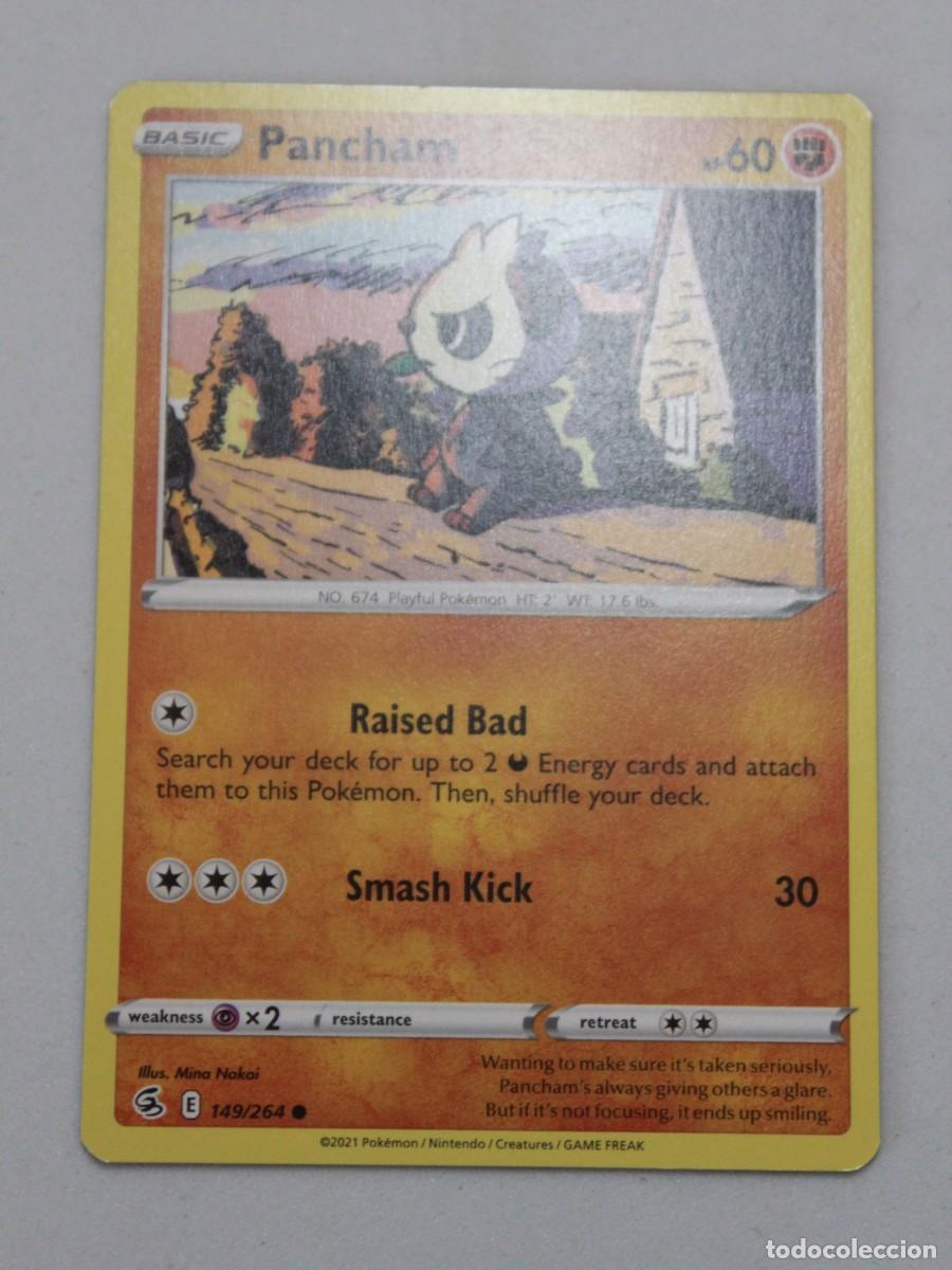 Trading Cards: Pancham Reverse Holo 149/264 Pok&eacute;mon TCG Fusion Strike