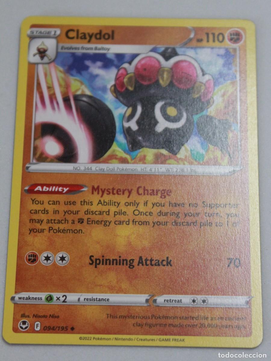 Trading Cards: Claydol Reverse Holo 094/195 Pok&eacute;mon TCG Silver Tempest