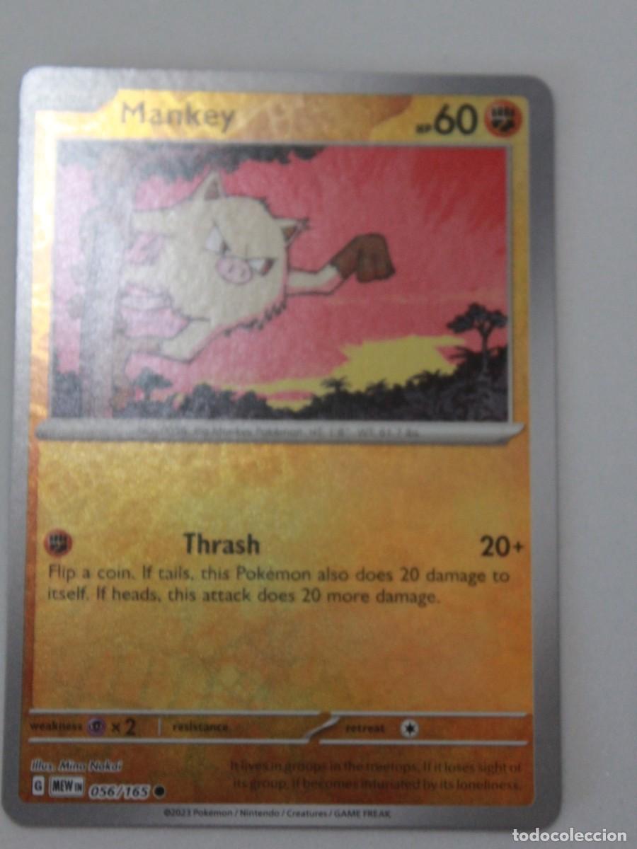 Trading Cards: Mankey Reverse Holo 056/165 Pok&eacute;mon TCG Scarlet & Violet 151