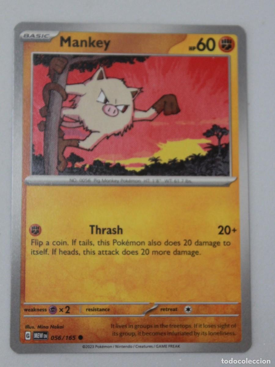 Trading Cards: Mankey 056/165 Pok&eacute;mon TCG Scarlet & Violet 151