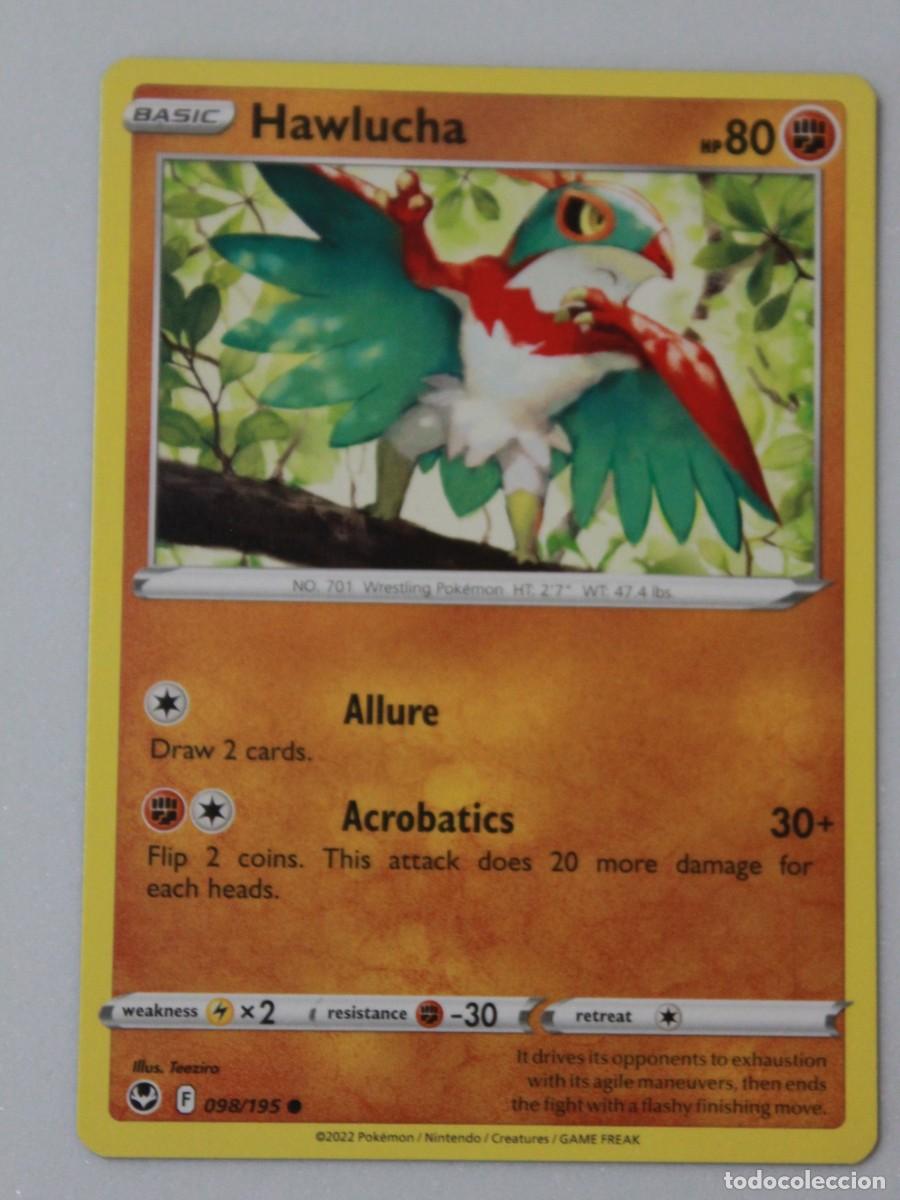 Trading Cards: Hawlucha 098/195 Pok&eacute;mon TCG Silver Tempest